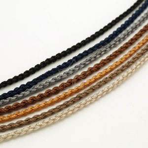 WR43-찰랑거리는 실키로프댕기줄 팔찌 목걸이 안경줄 마스크목걸이줄용 그레이계열/색상선택(1m)