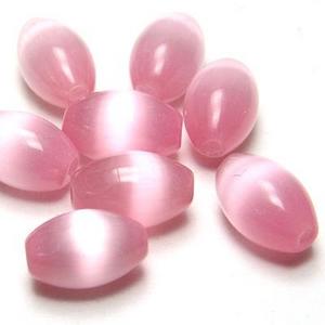 [단종]캣츠아이 오벌 9*6mm Pink(5개)
