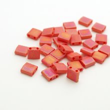 TL408FR-미유키 틸라비즈 TILA Beads 5x5 무광/레드AB(3g)