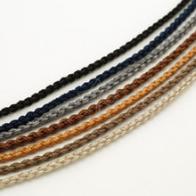 WR43-찰랑거리는 실키로프댕기줄 팔찌 목걸이 안경줄 마스크목걸이줄용 그레이계열/색상선택(1m)