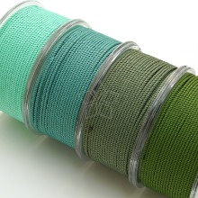WR59-얇은 자가드 목걸이끈 팔찌끈 두께 1.5mm 팔찌줄 목걸이줄 그린컬러계열(1m)